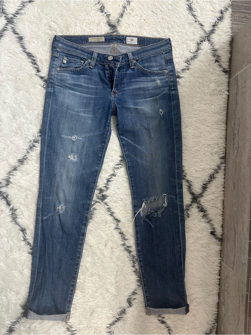 Ag Adriano Goldschmied Stilt Roll Up Denim